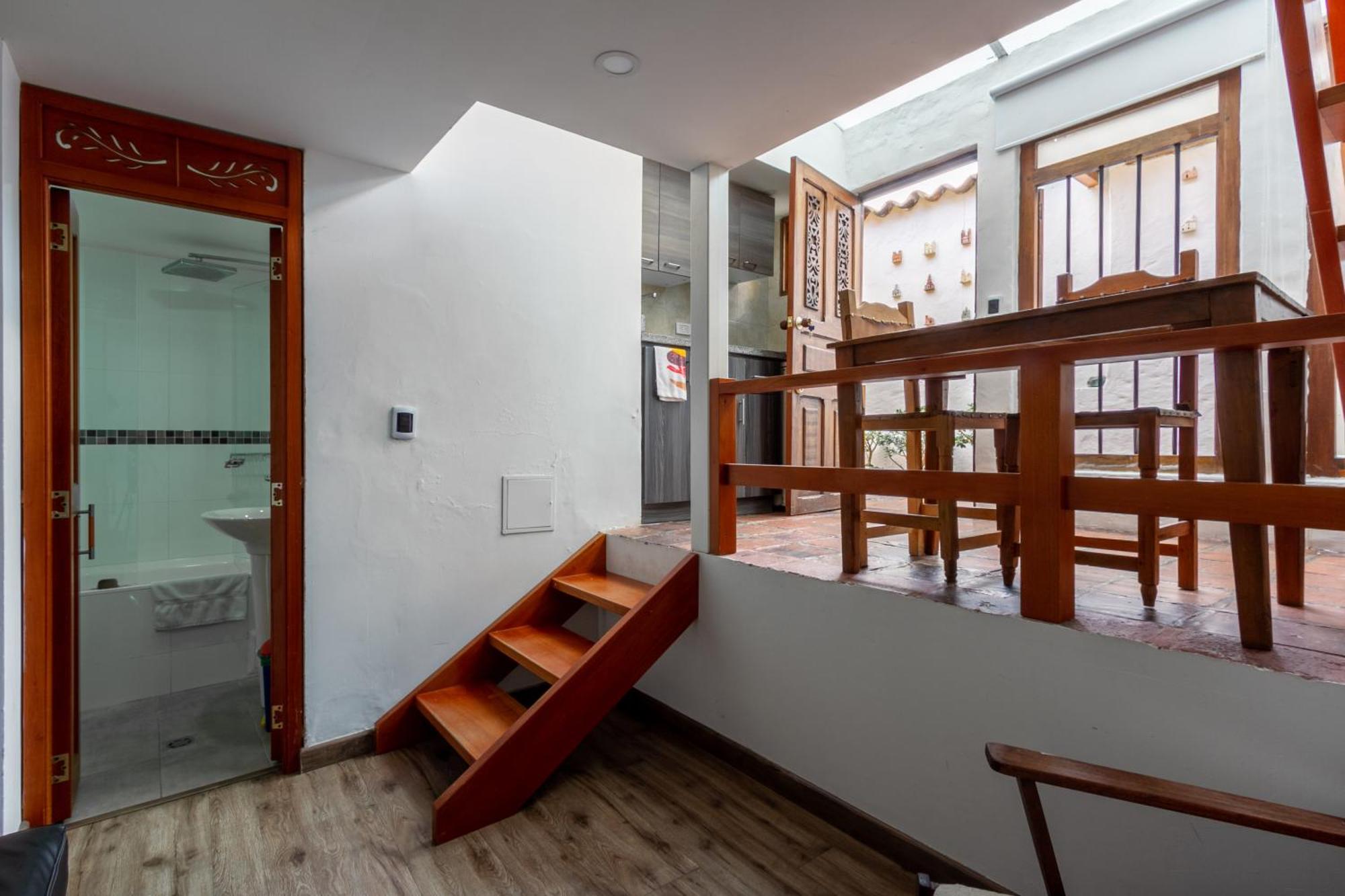 Apartaestudios La Candelaria Bogotá Esterno foto